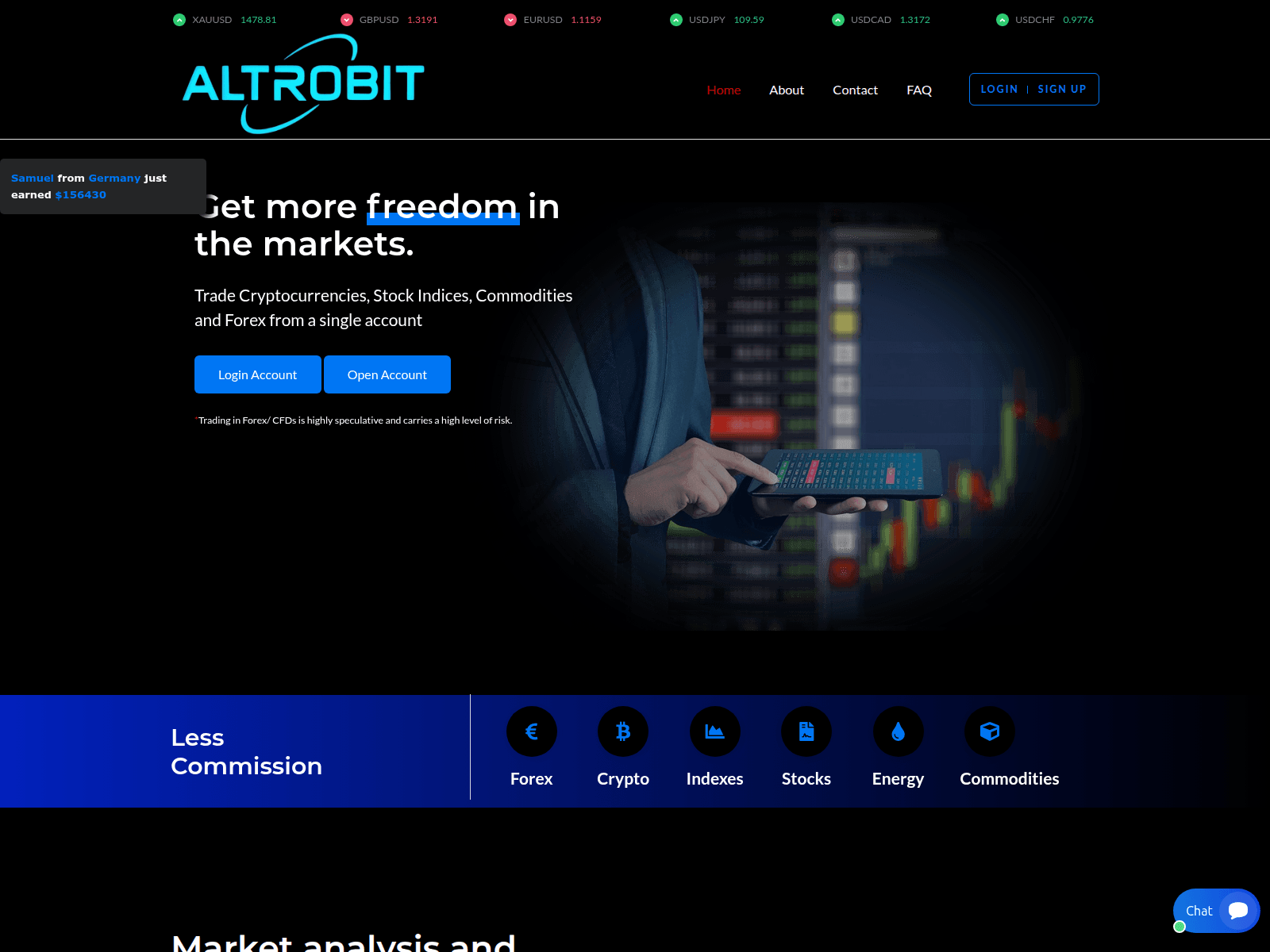 Screenshot of altrobit.org