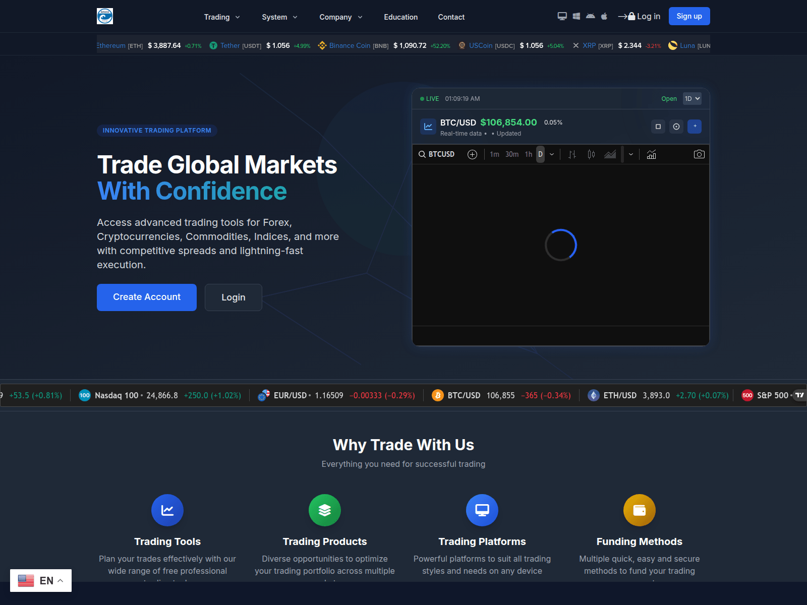 Screenshot of aetherionexchange.biz