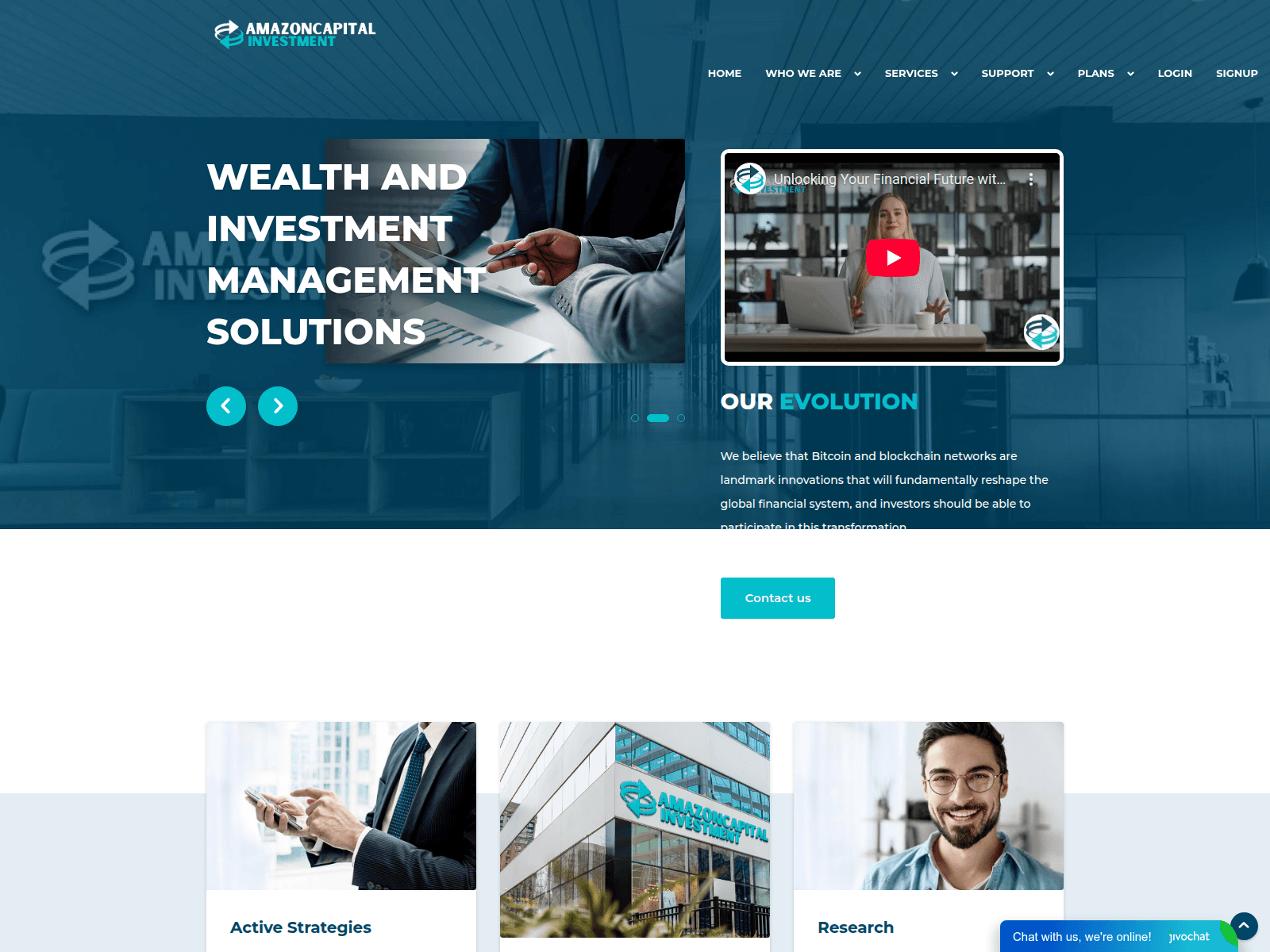 Screenshot of amazoncapitalinvest.com