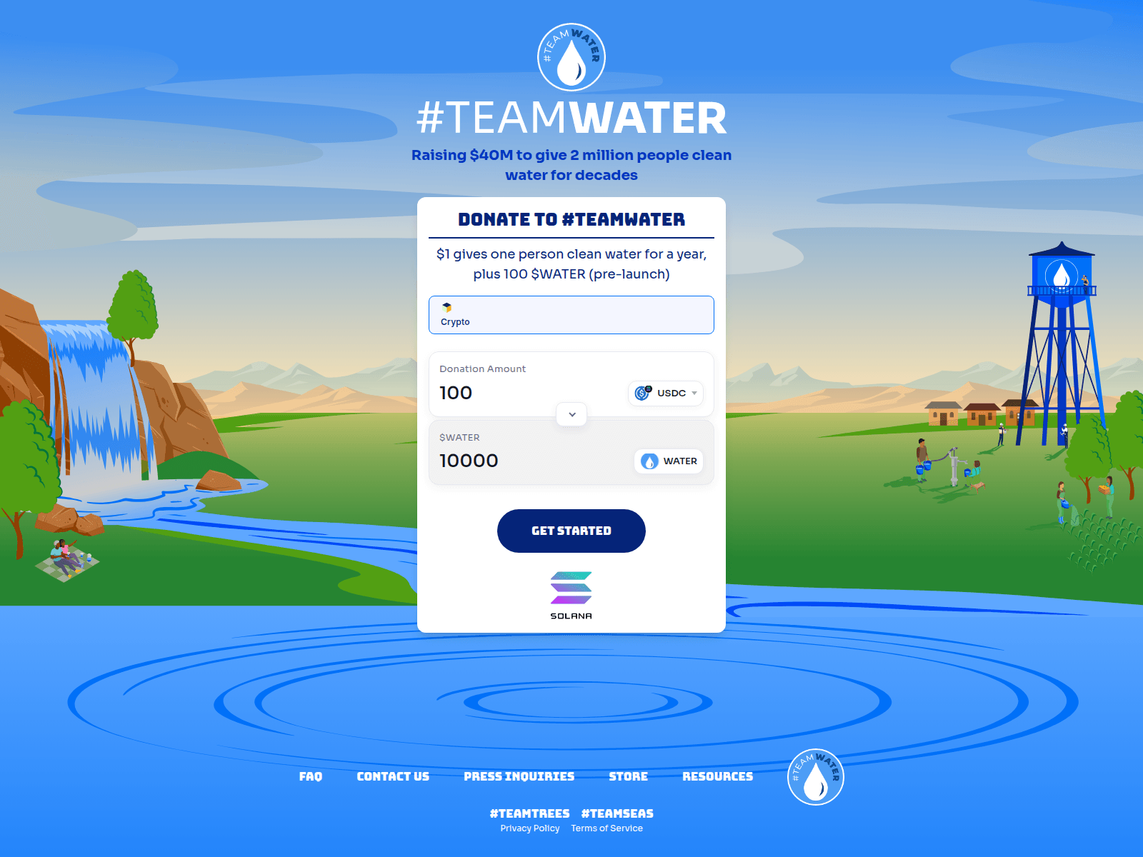 Screenshot of tylawater.org