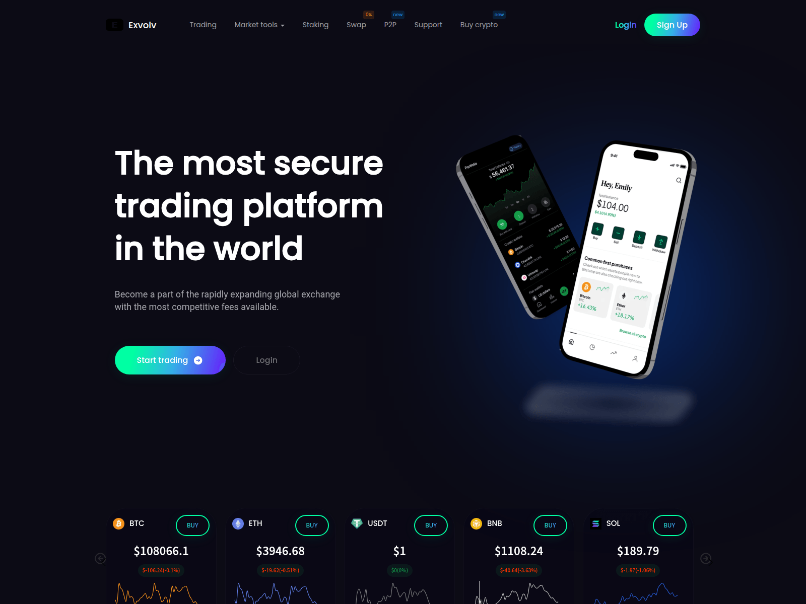 Screenshot of exvolv.org