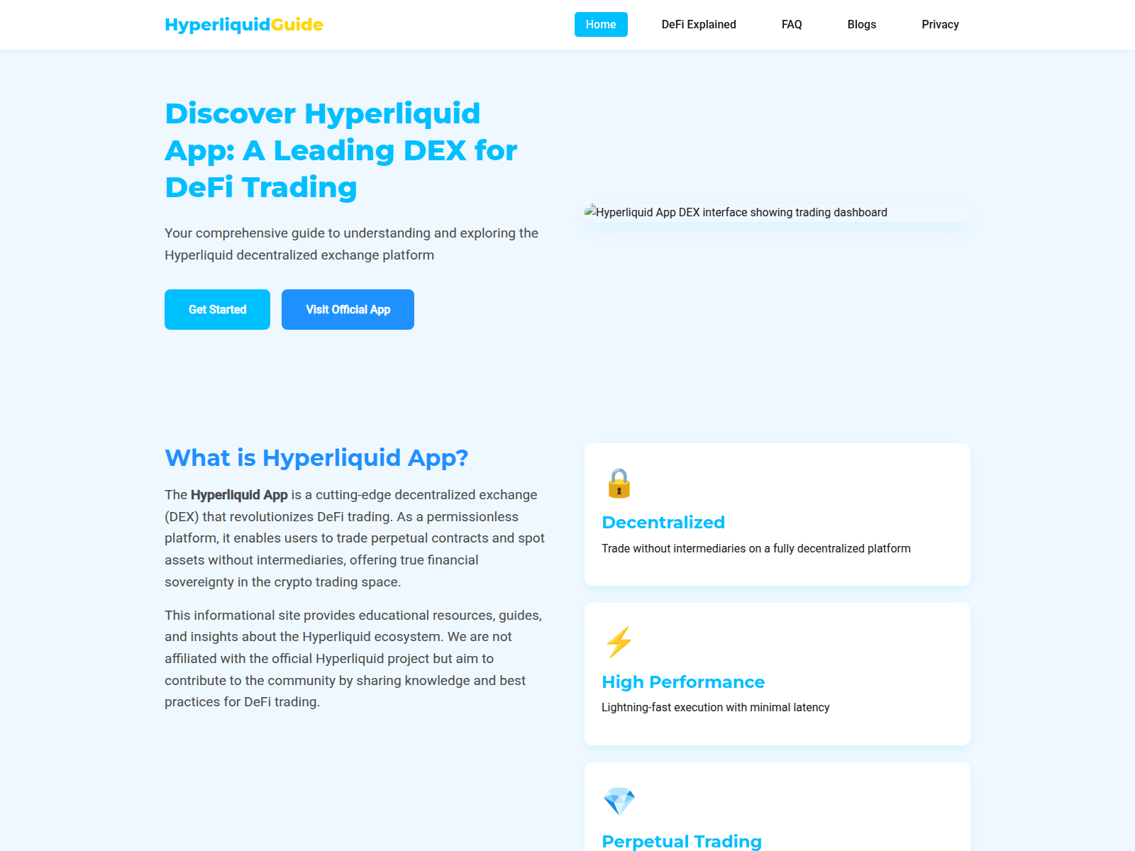 Screenshot of hyperliquidty.xyz
