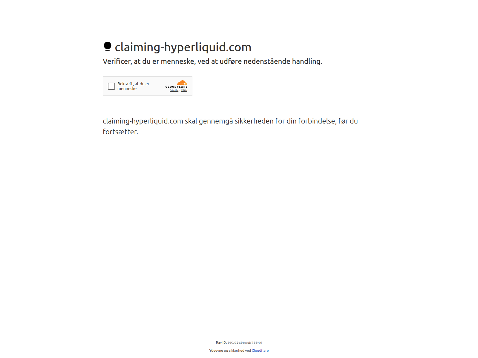 Screenshot of claiming-hyperliquid.com