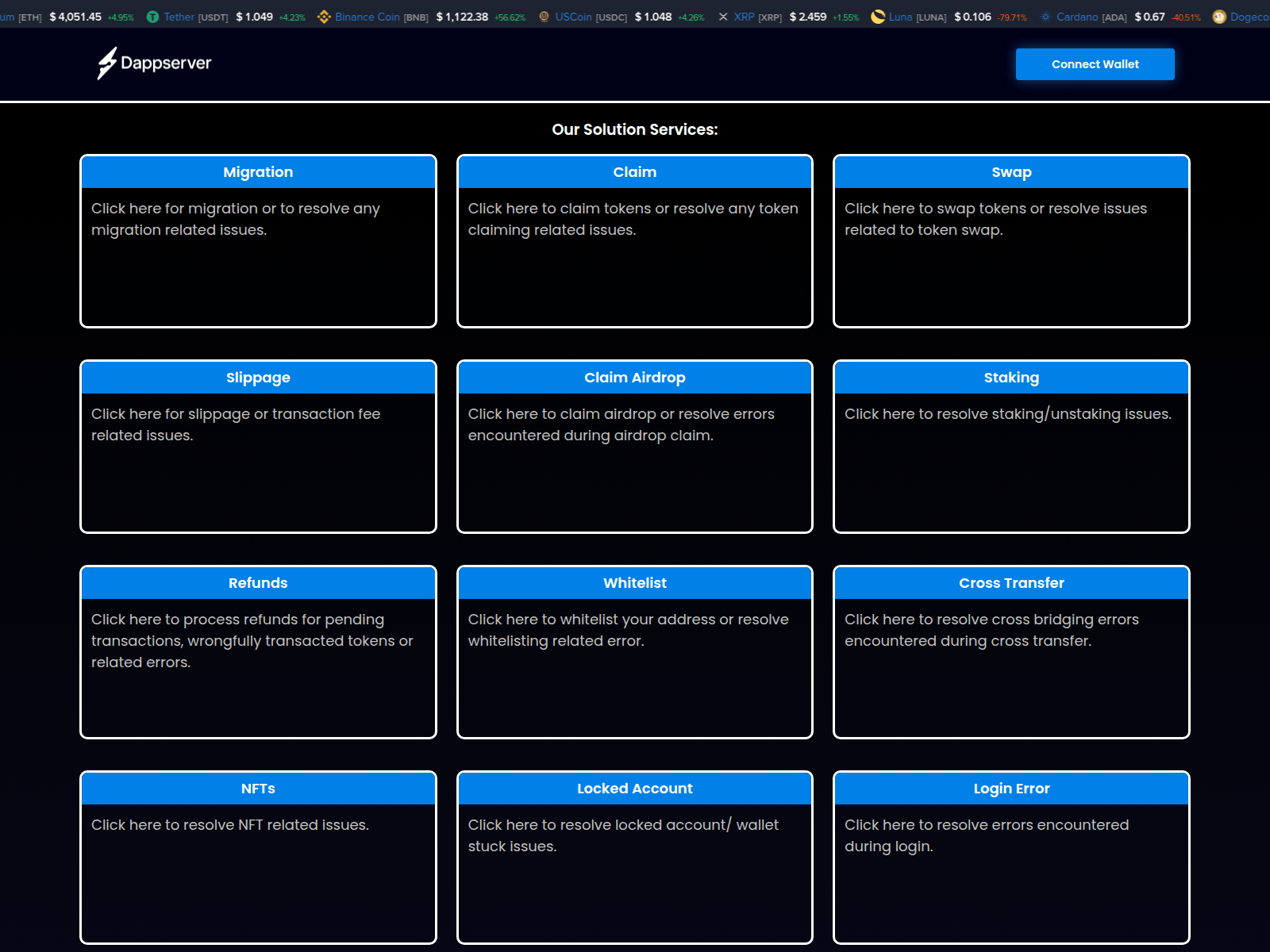 Screenshot of nodefixer.icu