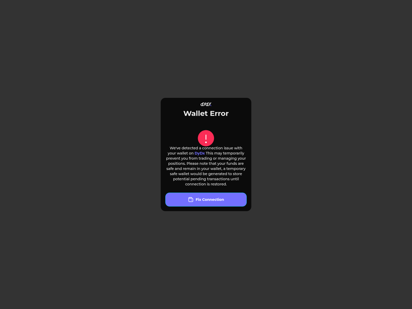 Screenshot of quantum-dydxsyncvertex.online