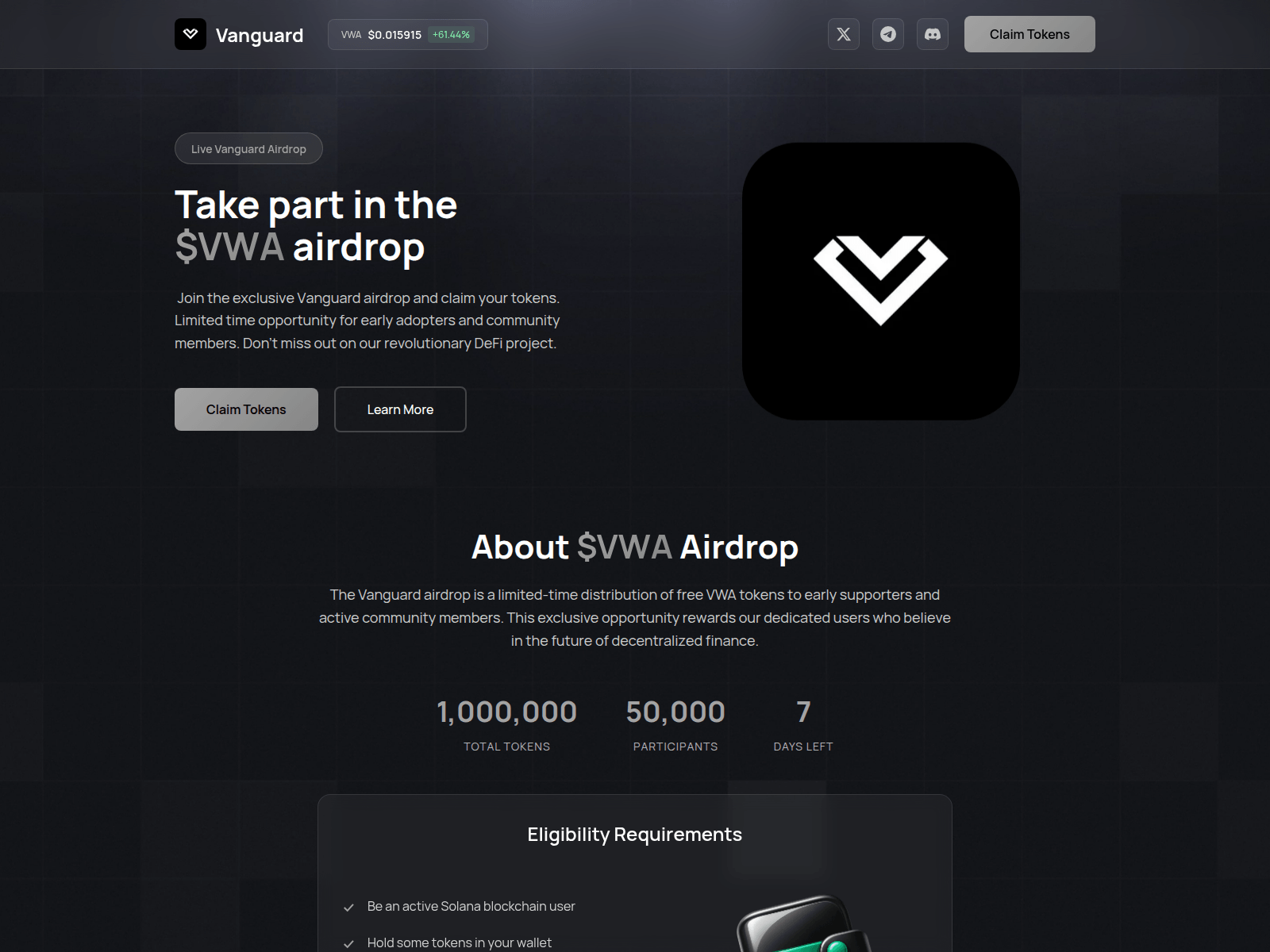 Screenshot of vwa.allocation.pro