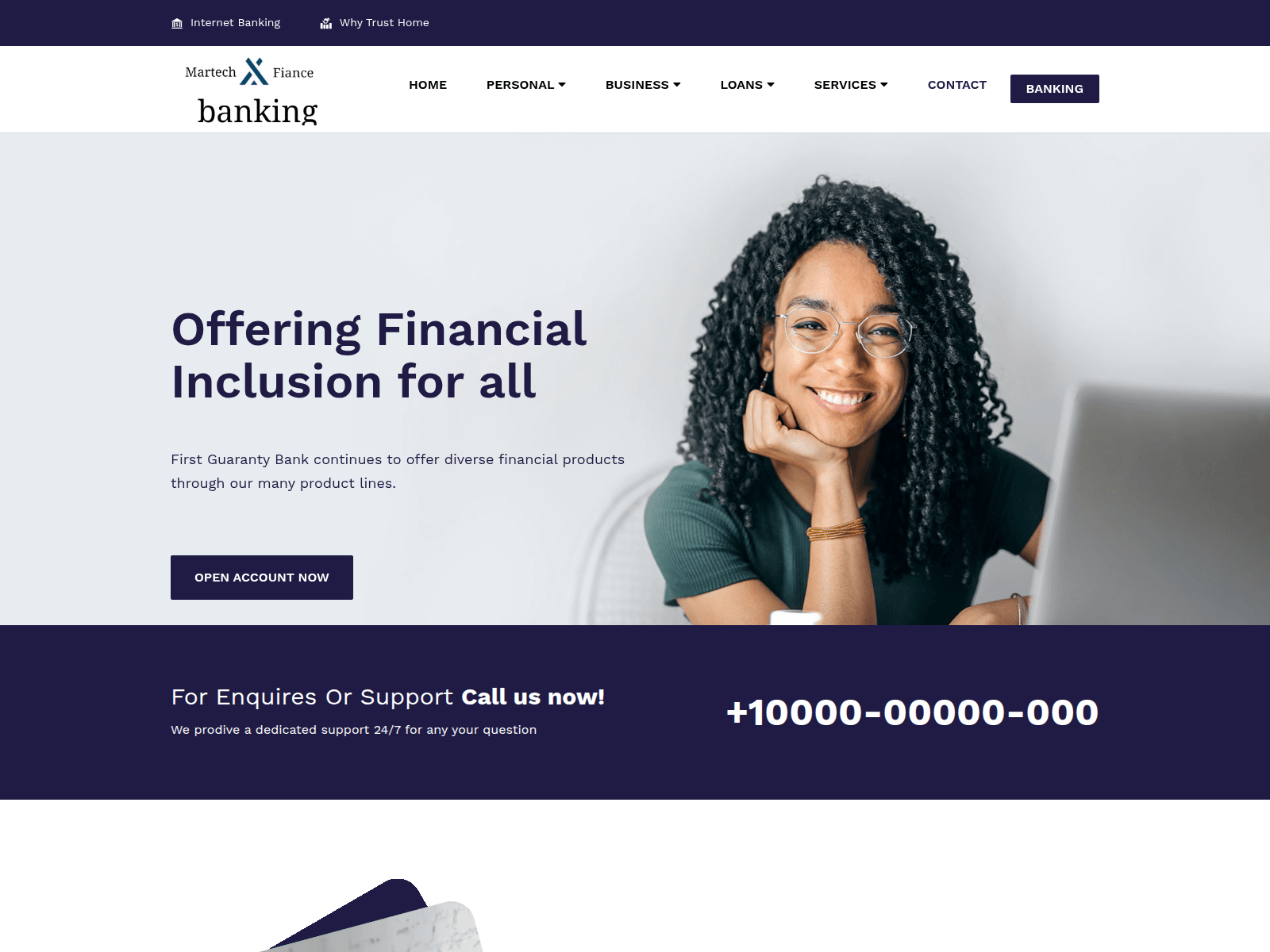 Screenshot of firstguarantybank.life
