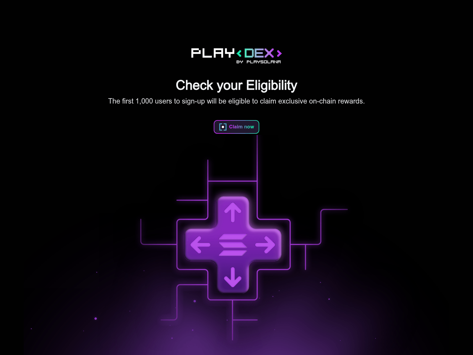 Screenshot of claims-playsolana.com