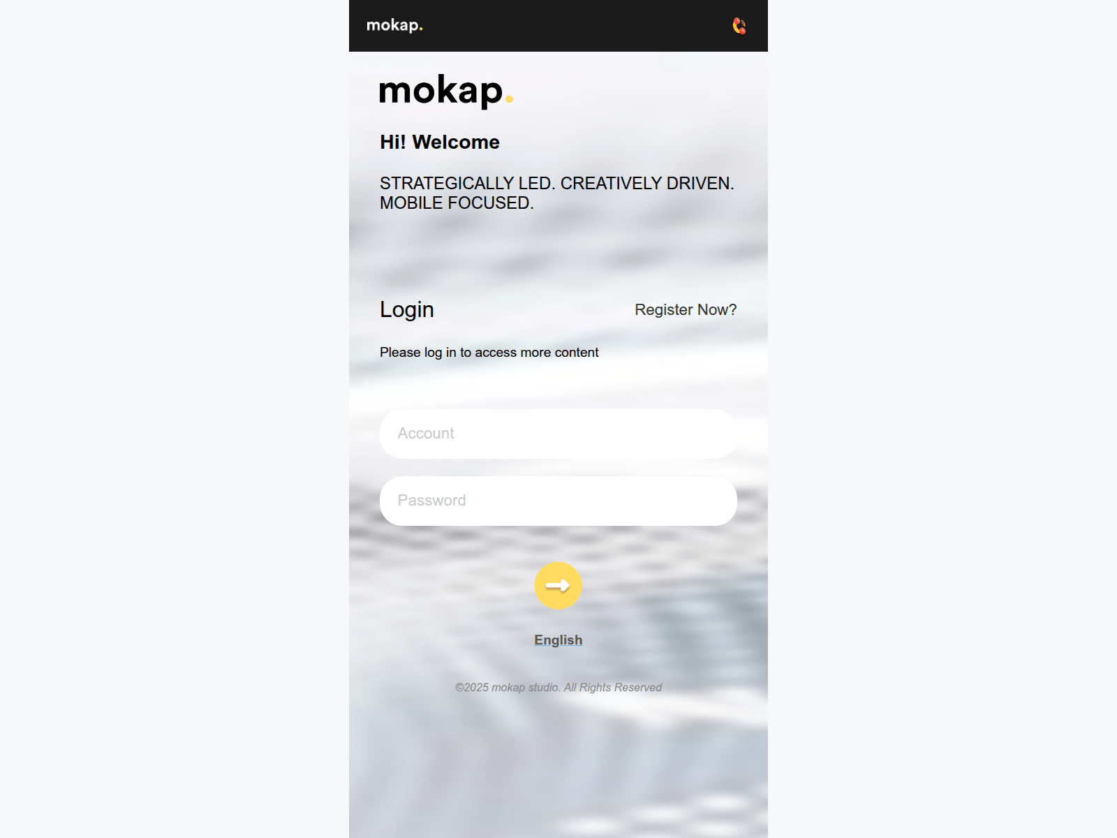 Screenshot of mokapstudiodigi.com