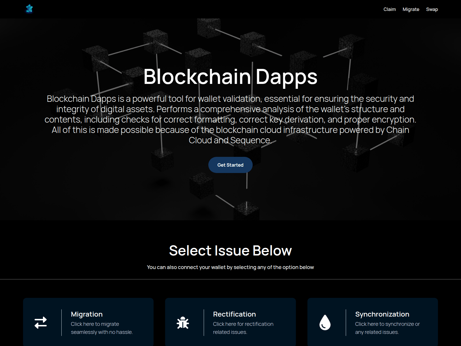 Screenshot of verify-dapps.netlify.app