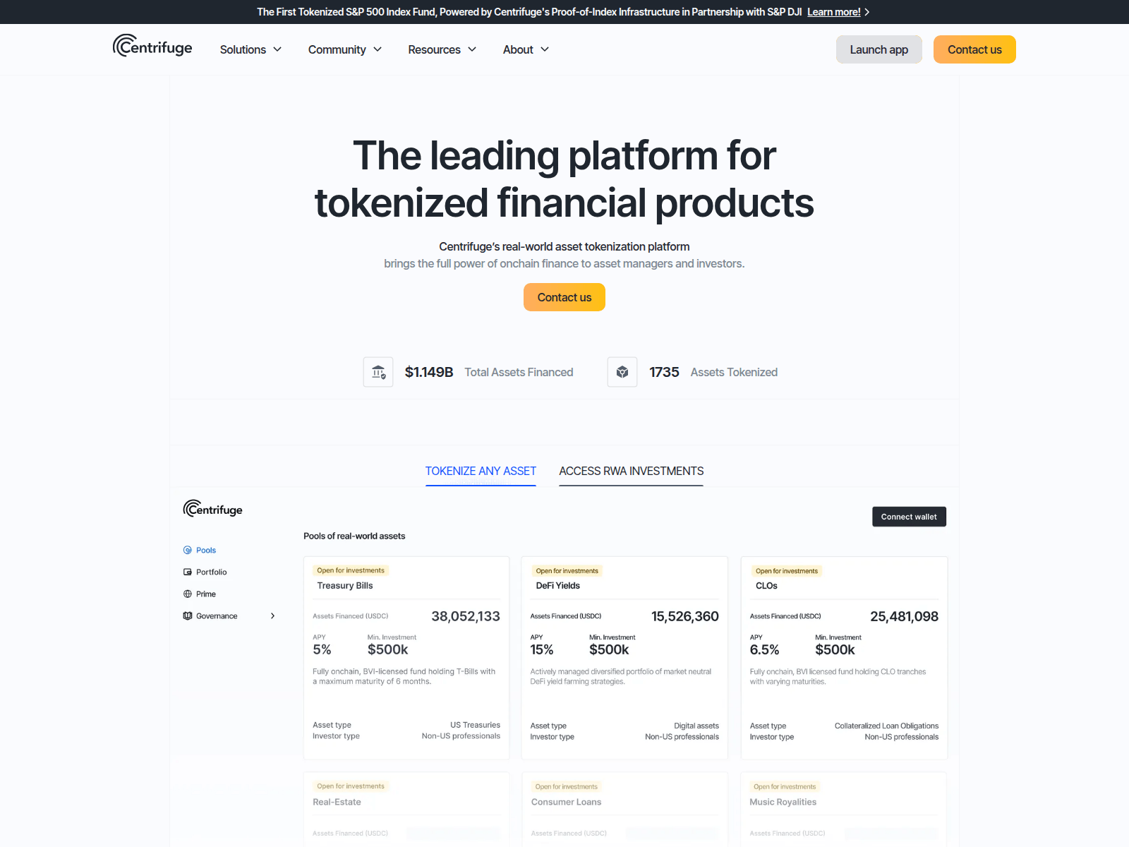 Screenshot of wallet-centrifuge.online