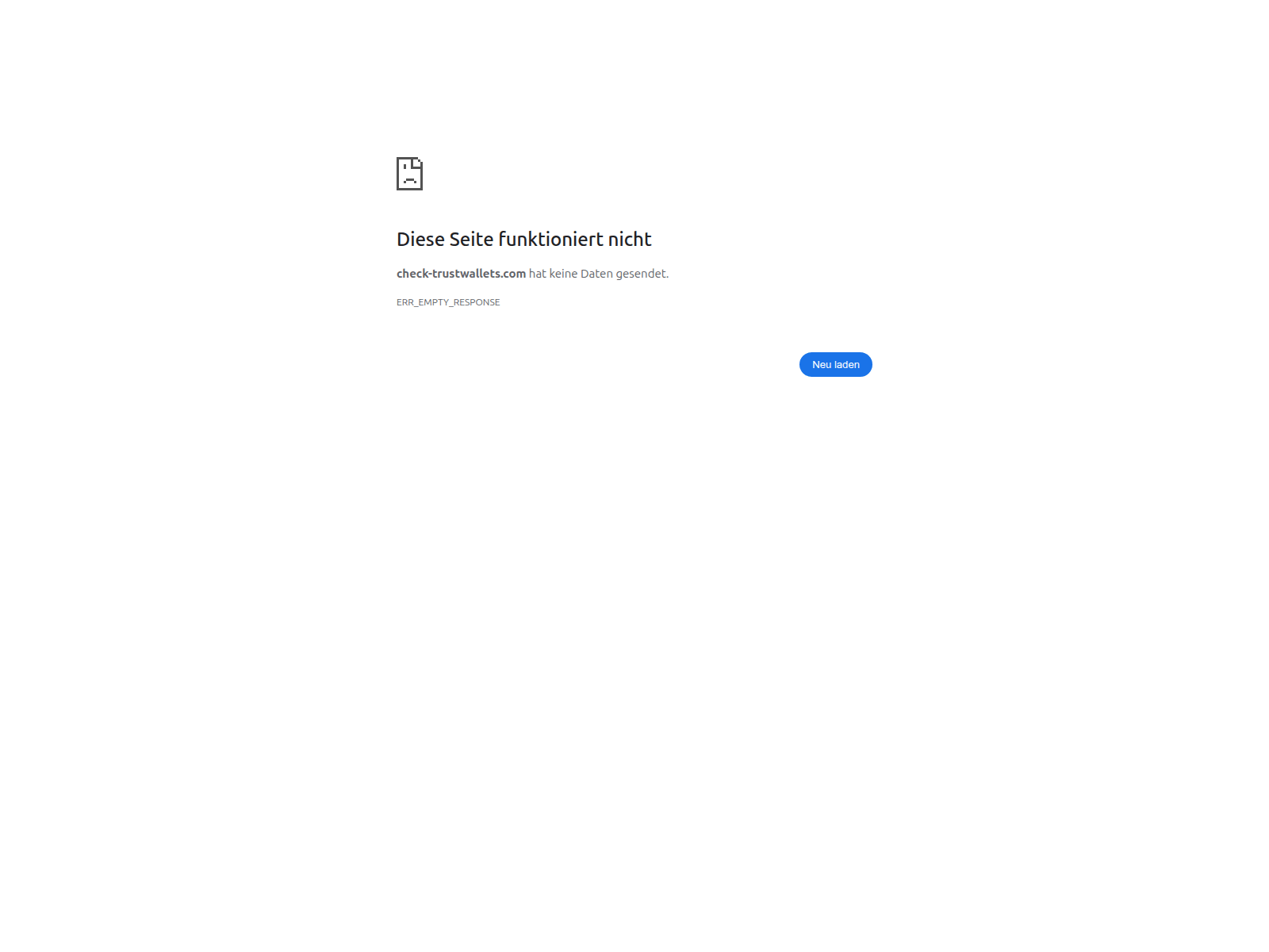 Screenshot of check-trustwallets.com