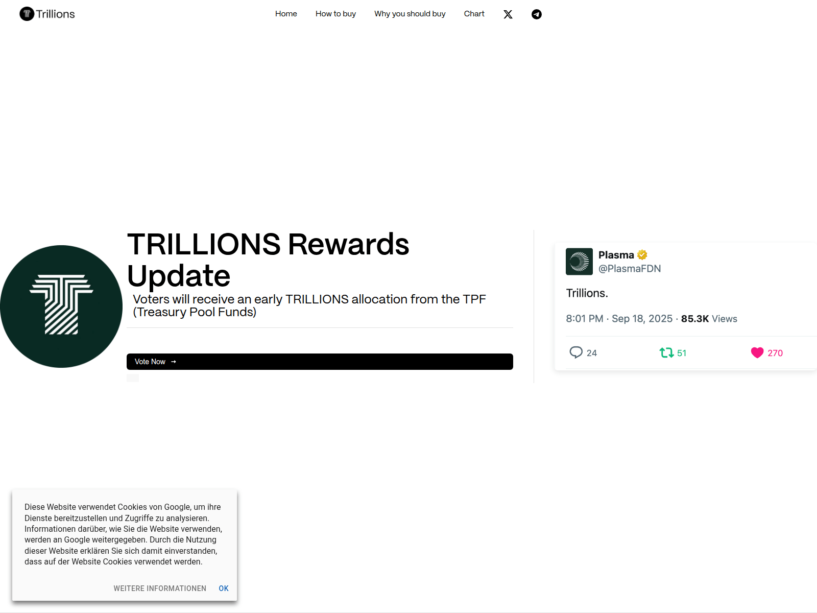 Screenshot of proposals-trillions.info