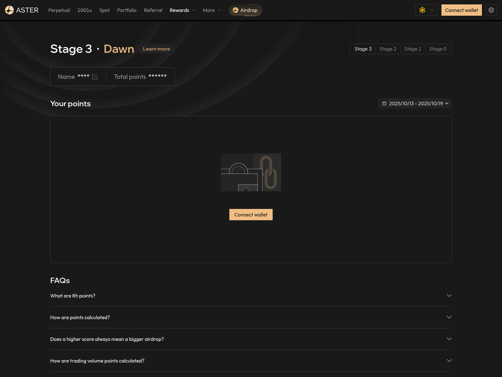 Screenshot of astrardex.xyz