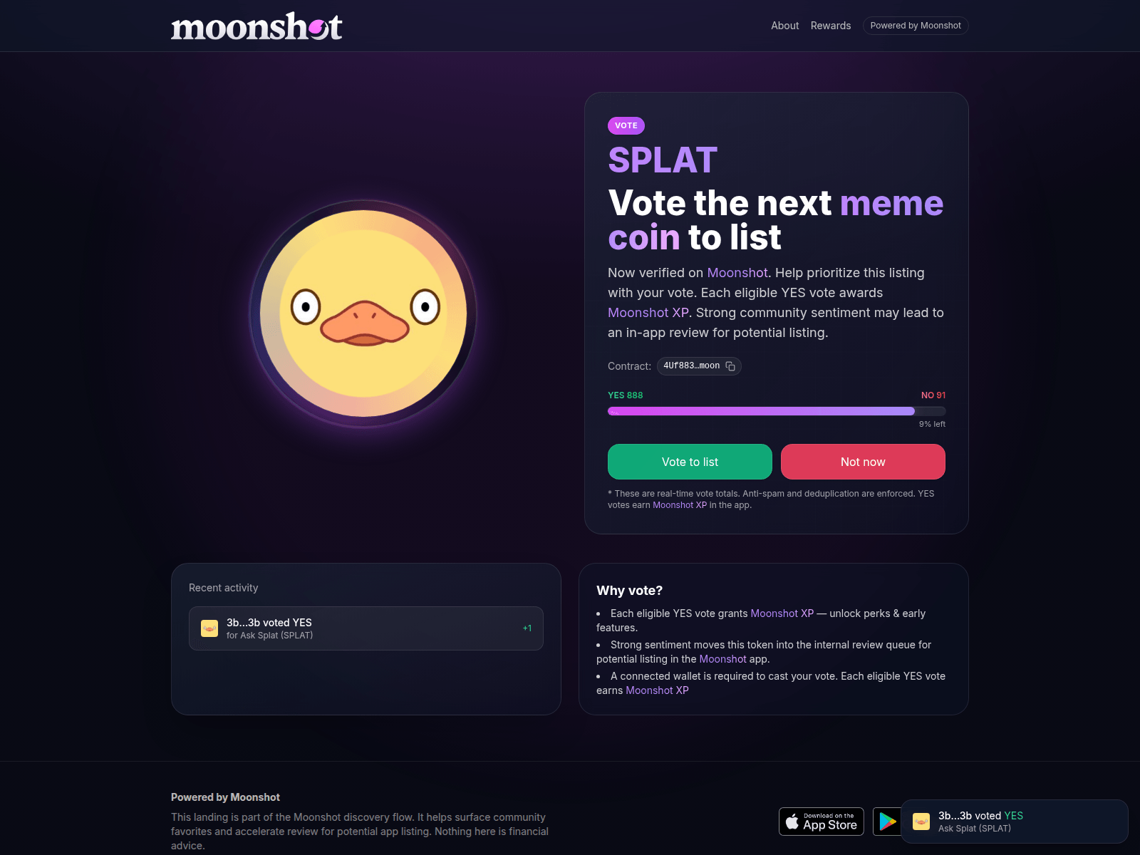 Screenshot of moonshot-votes.org