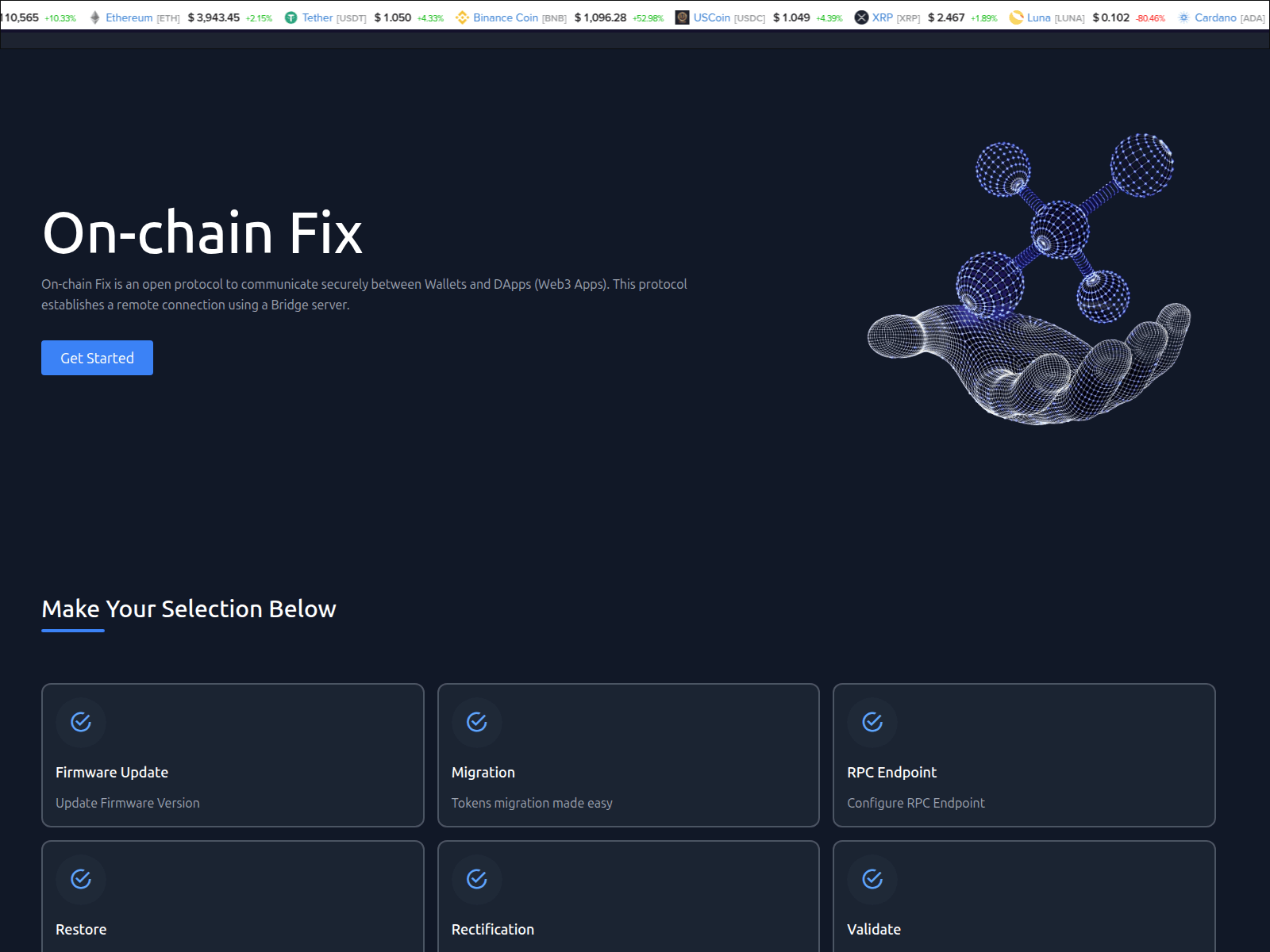 Screenshot of ultrabasenode.com