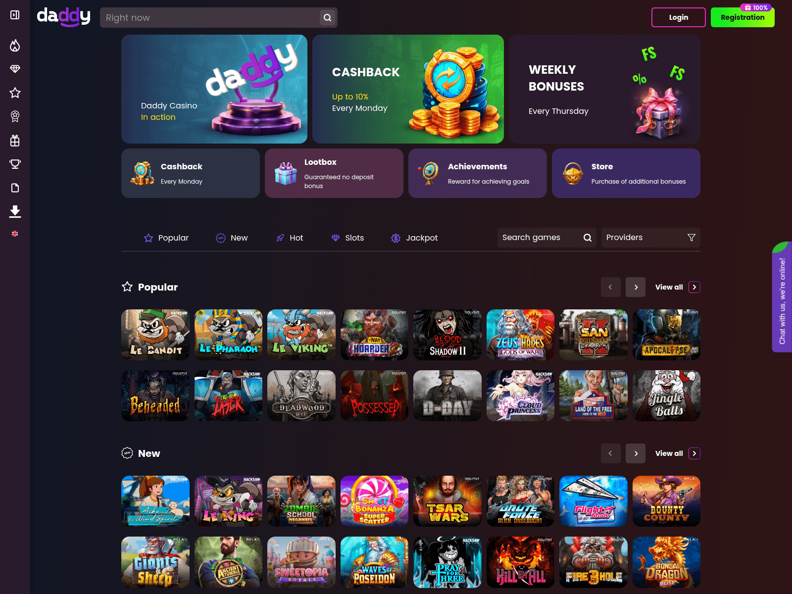 Screenshot of daddygetx.cc