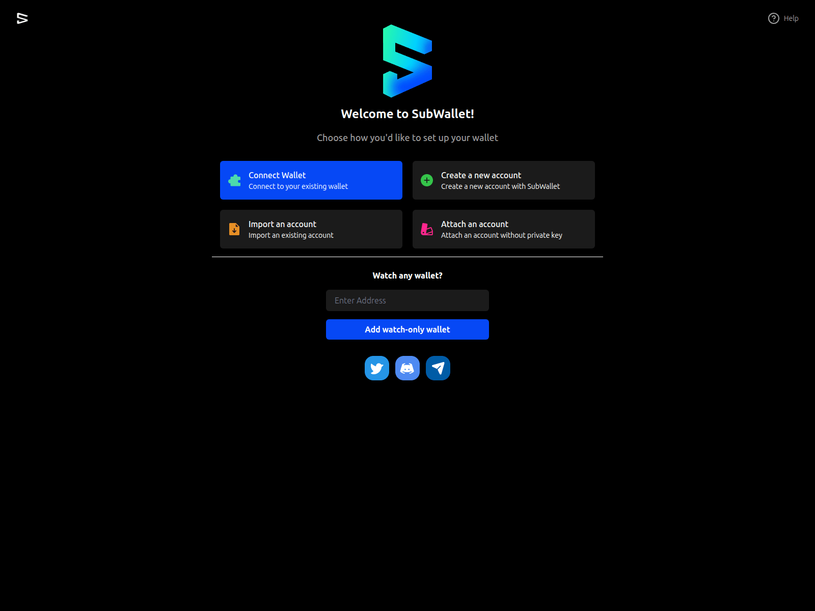 Screenshot of web-subwallet.com