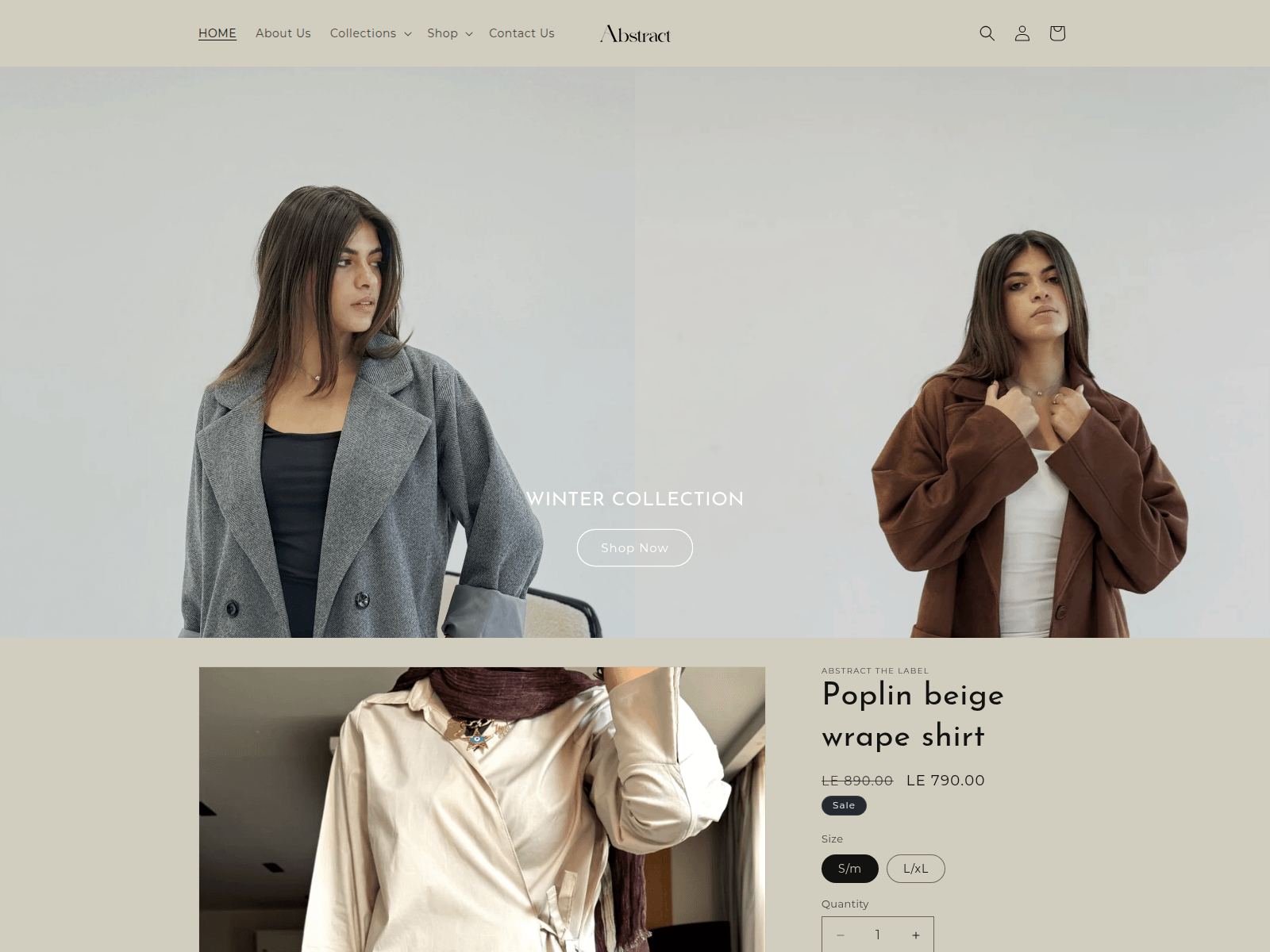 Screenshot of abstract-eg.com
