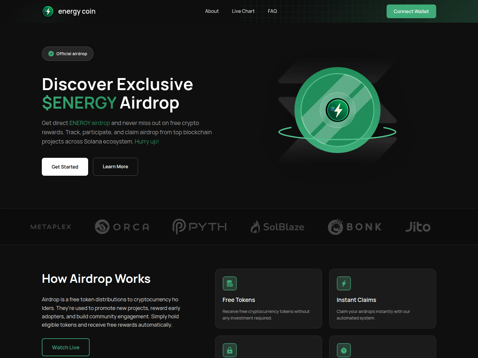 Screenshot of energy.dex-list.xyz