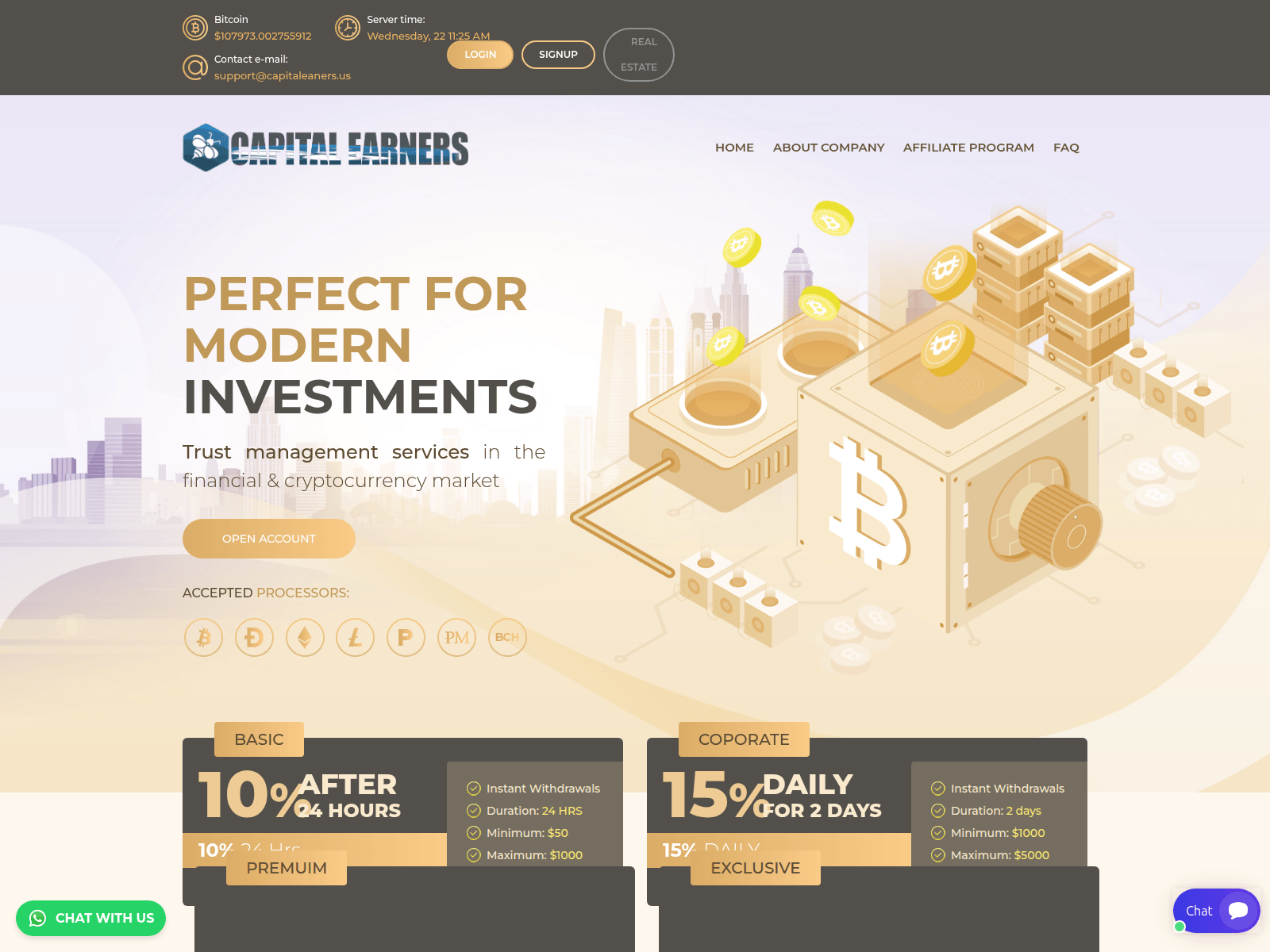 Screenshot of capitalearners.us