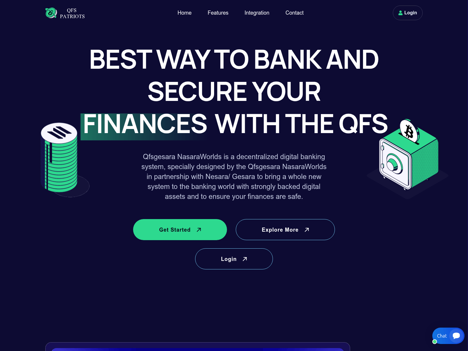 Screenshot of qfsglobalnetworksystem.org