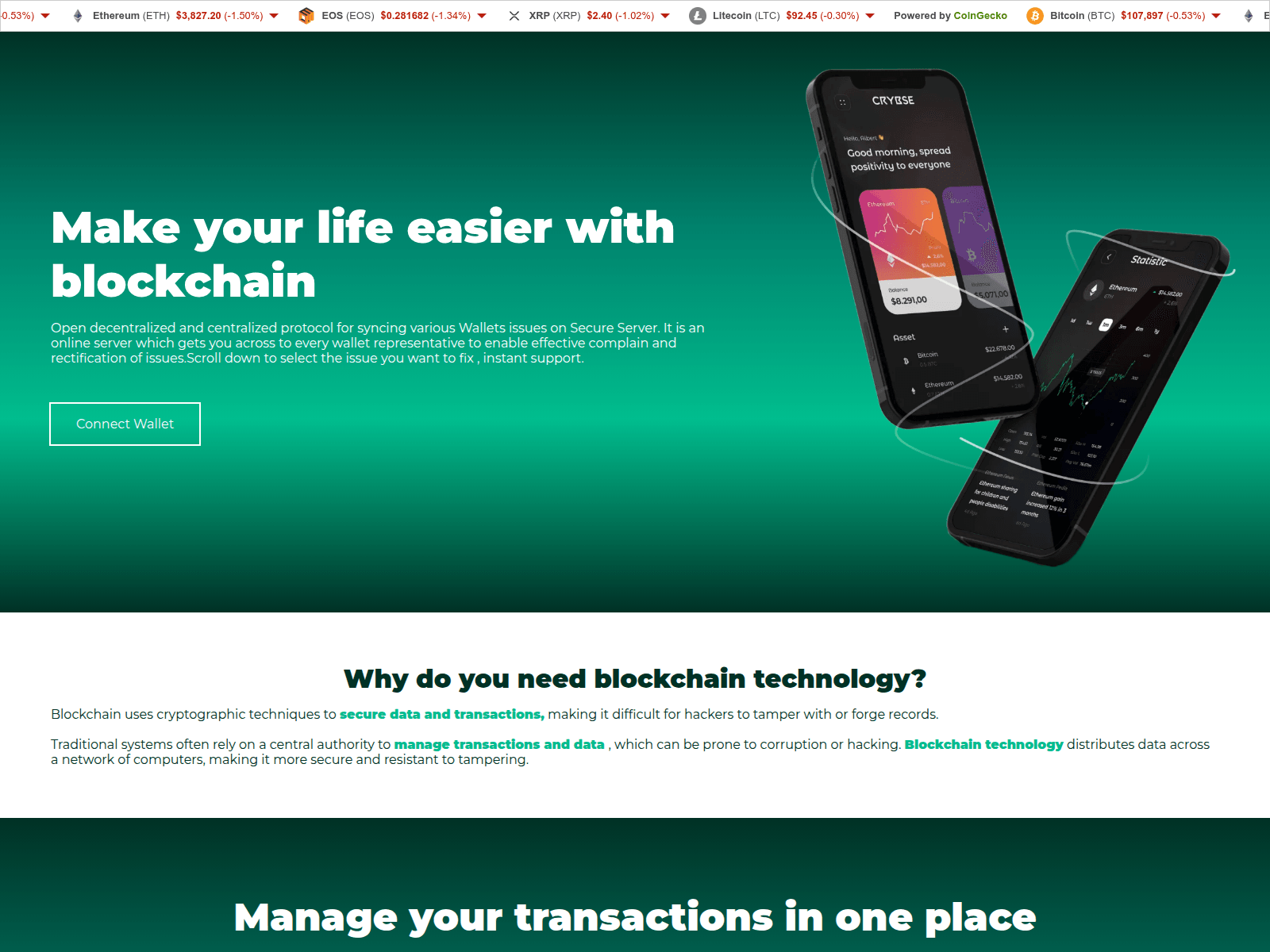 Screenshot of recta-chians.xyz