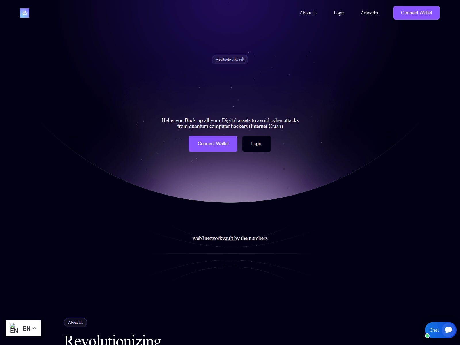 Screenshot of web3networkvault.com