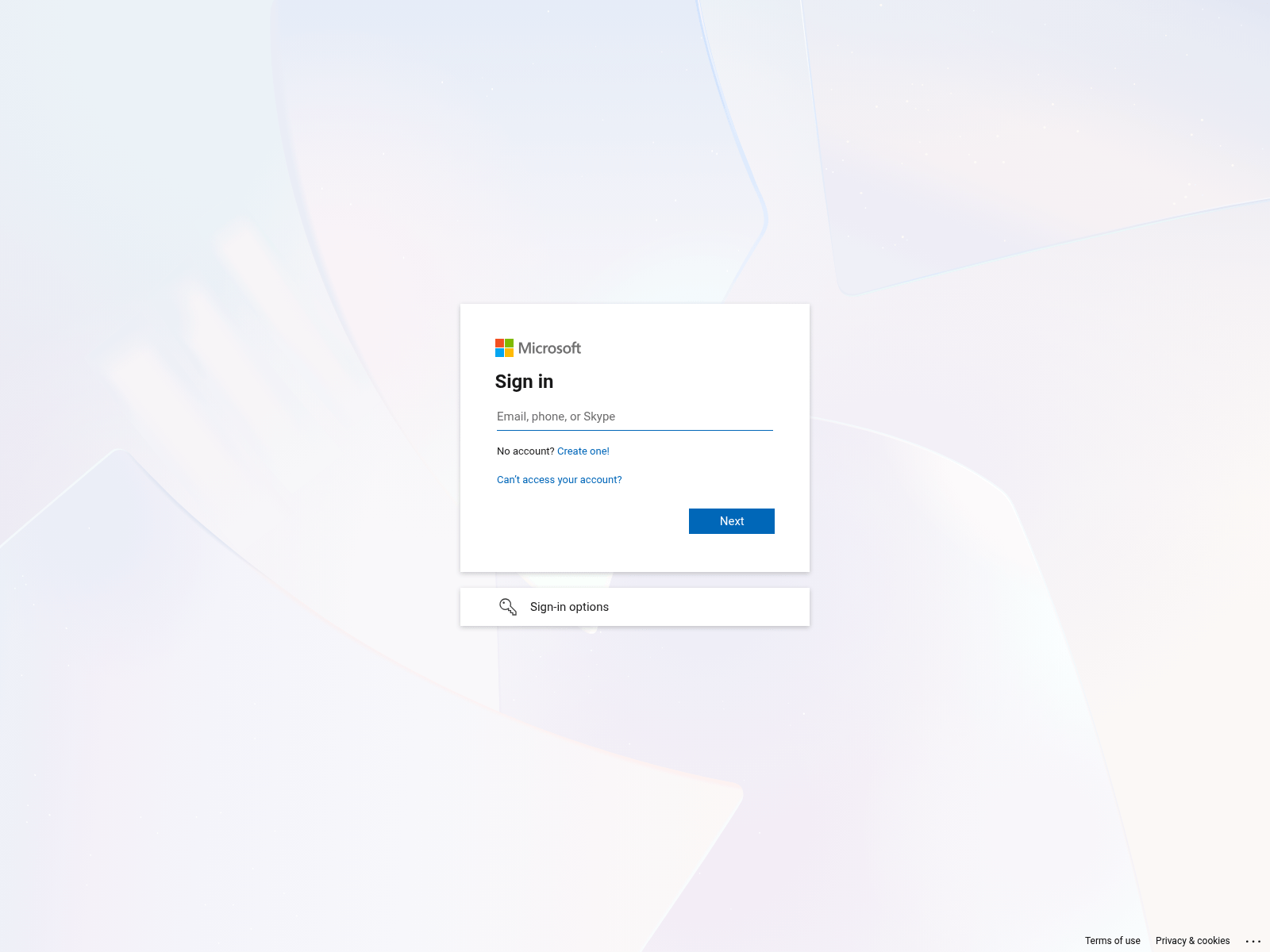 Screenshot of egppb2bportalten.ciamlogin.com