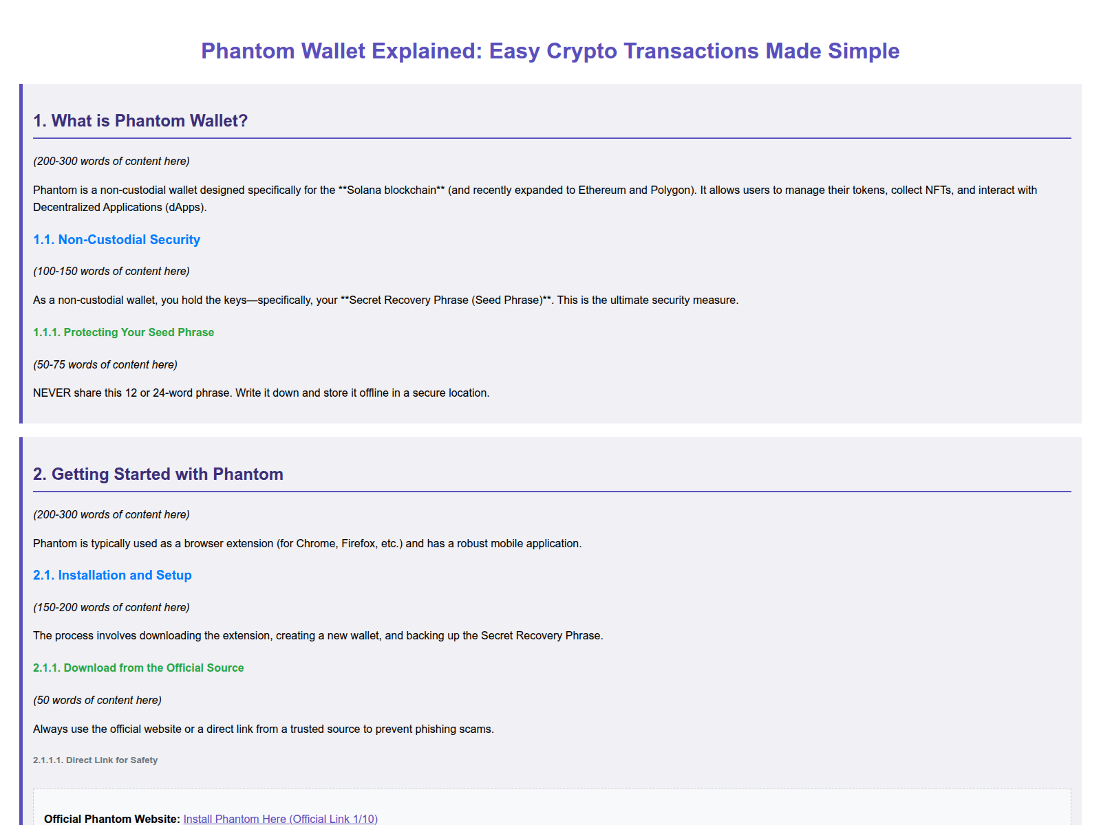 Screenshot of phntm-waletio.pages.dev