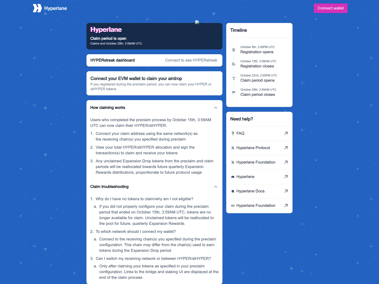 Screenshot of clalm-hyperlane.com