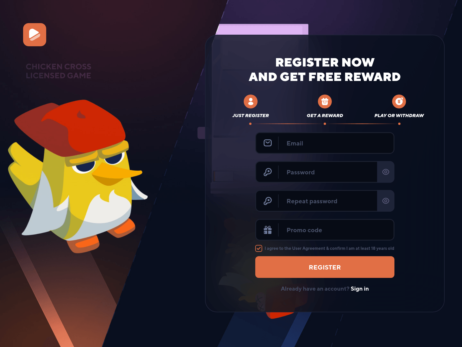 Screenshot of mvspins.bet