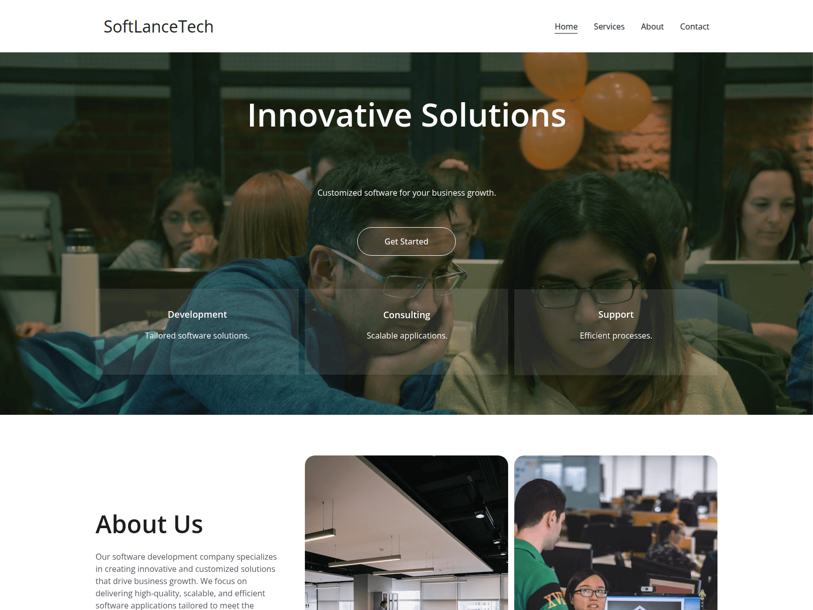 Screenshot of softlance.tech