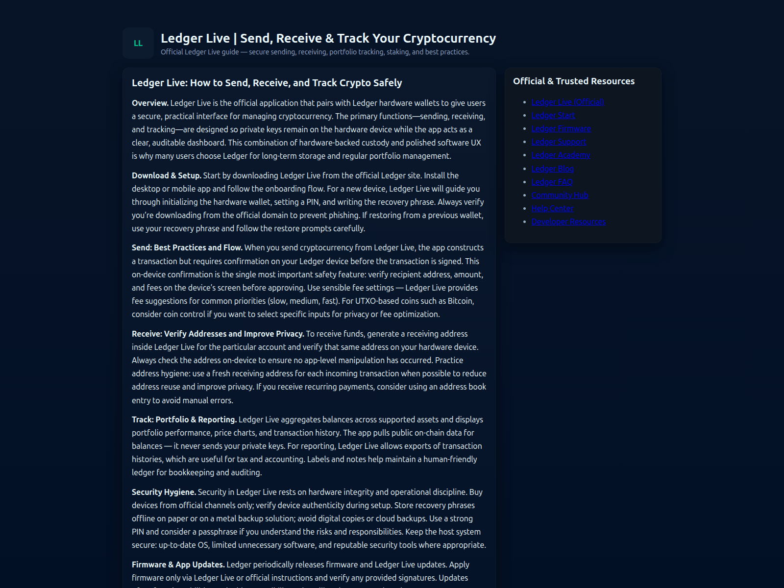 Screenshot of ledger-liv-dsktop.pages.dev