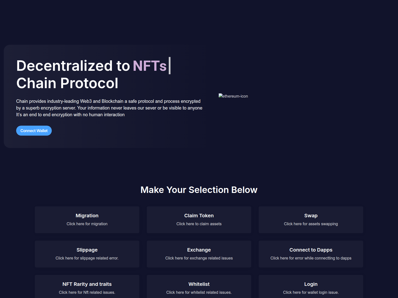 Screenshot of networkhost.pages.dev