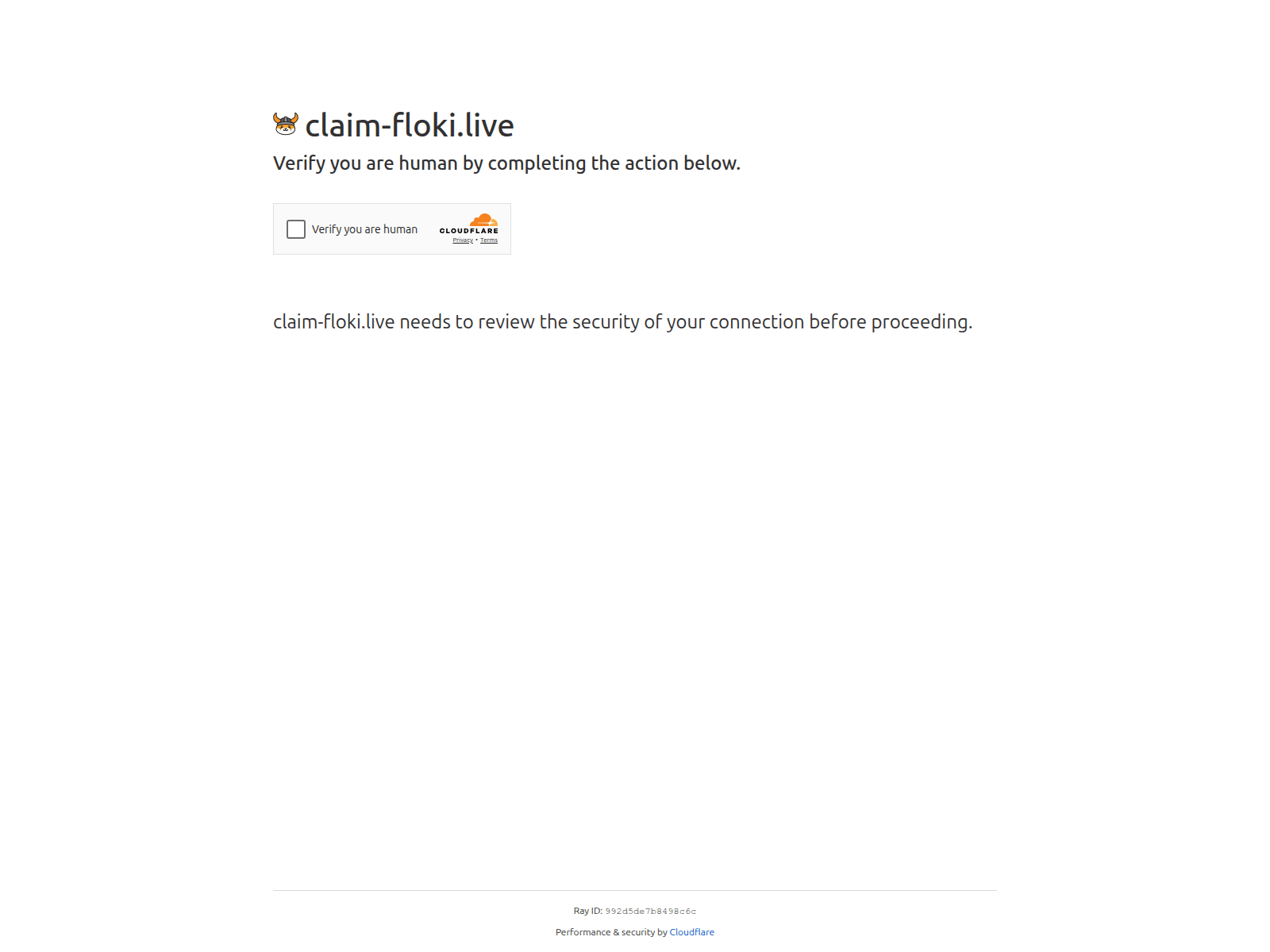 Screenshot of claim-floki.live