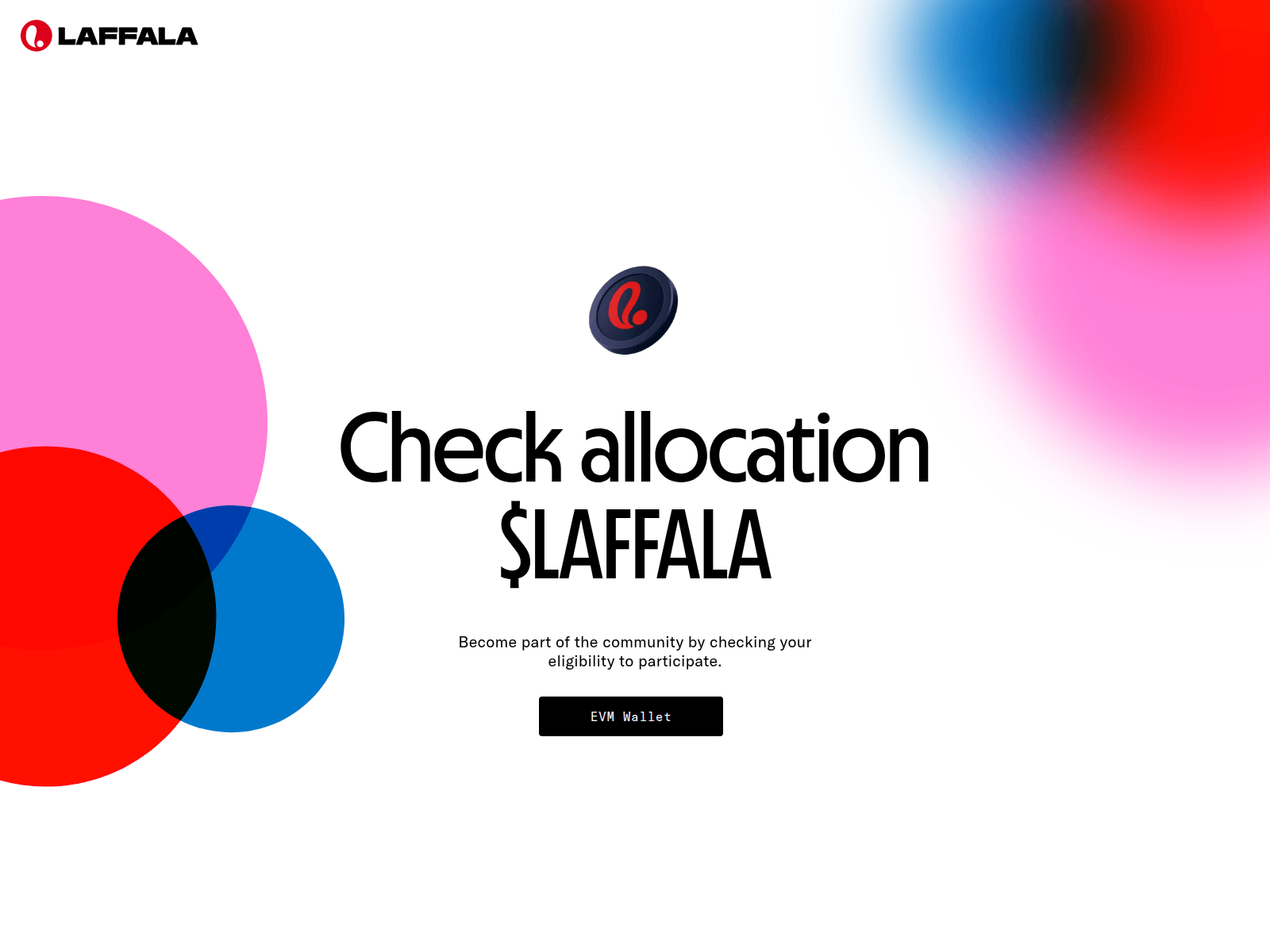 Screenshot of airdrop.laffala.live