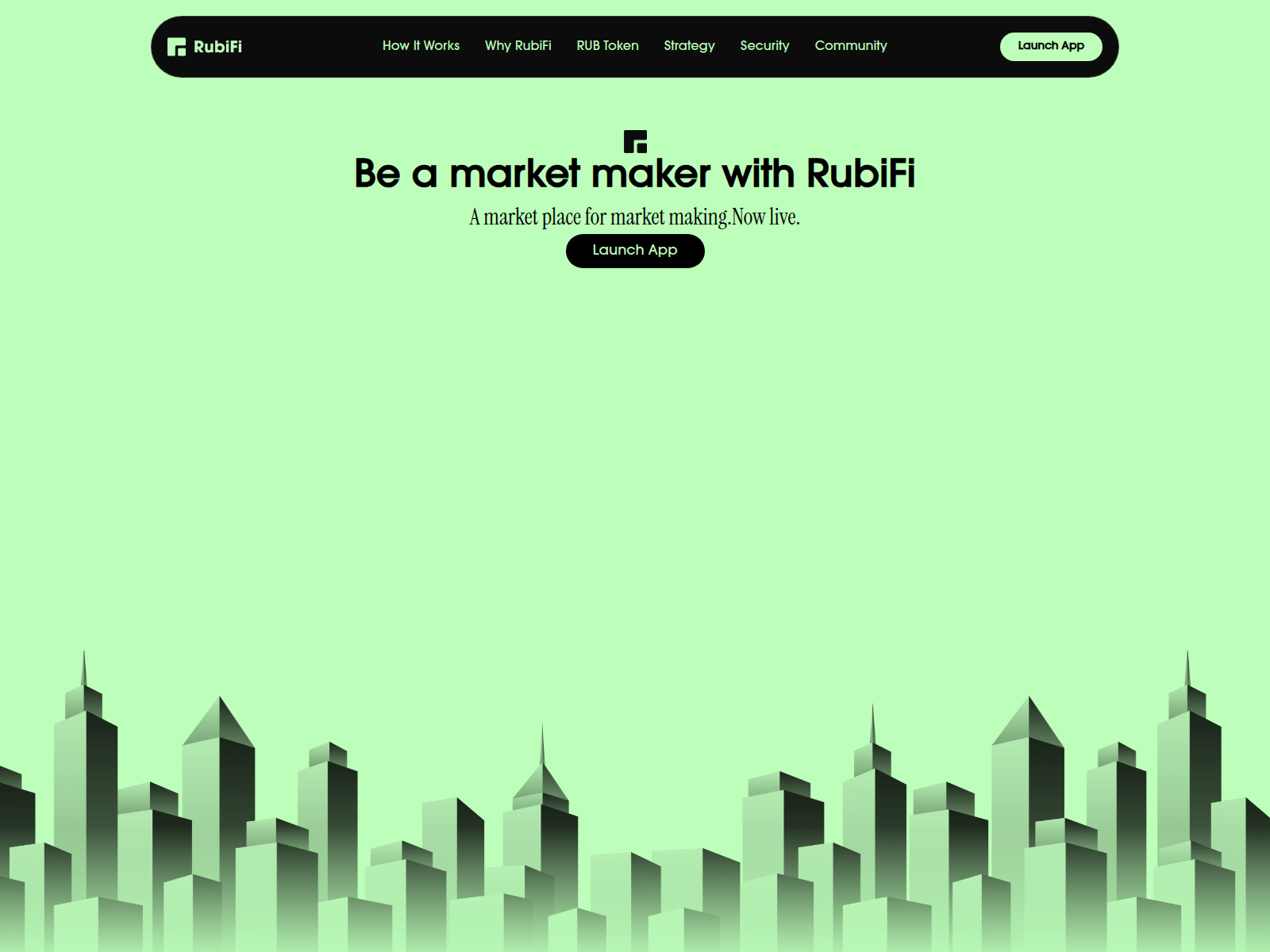 Screenshot of rubfinance.xyz