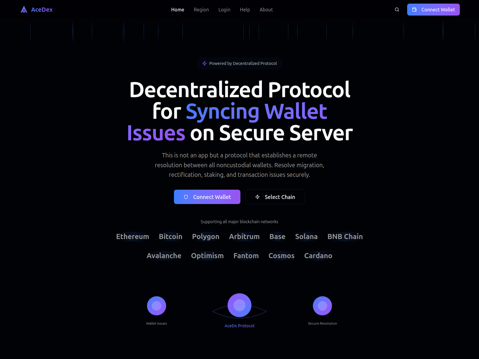 Screenshot of acedex.net