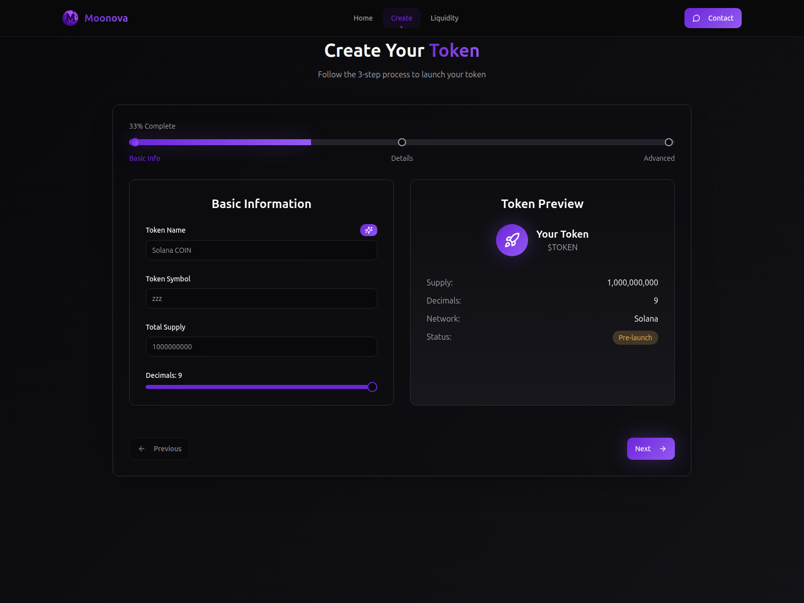 Screenshot of monova-launch.site