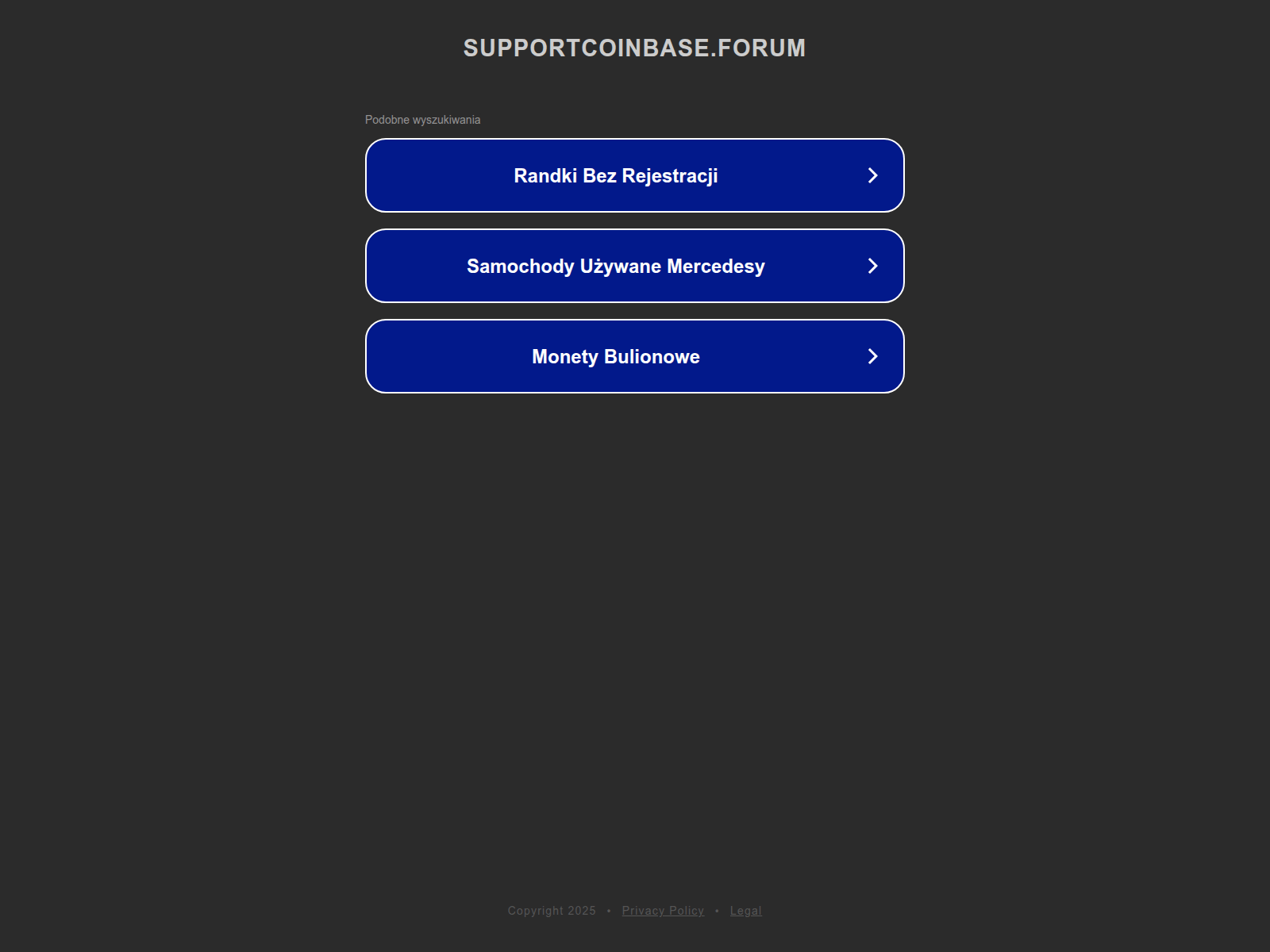 Screenshot of supportcoinbase.forum