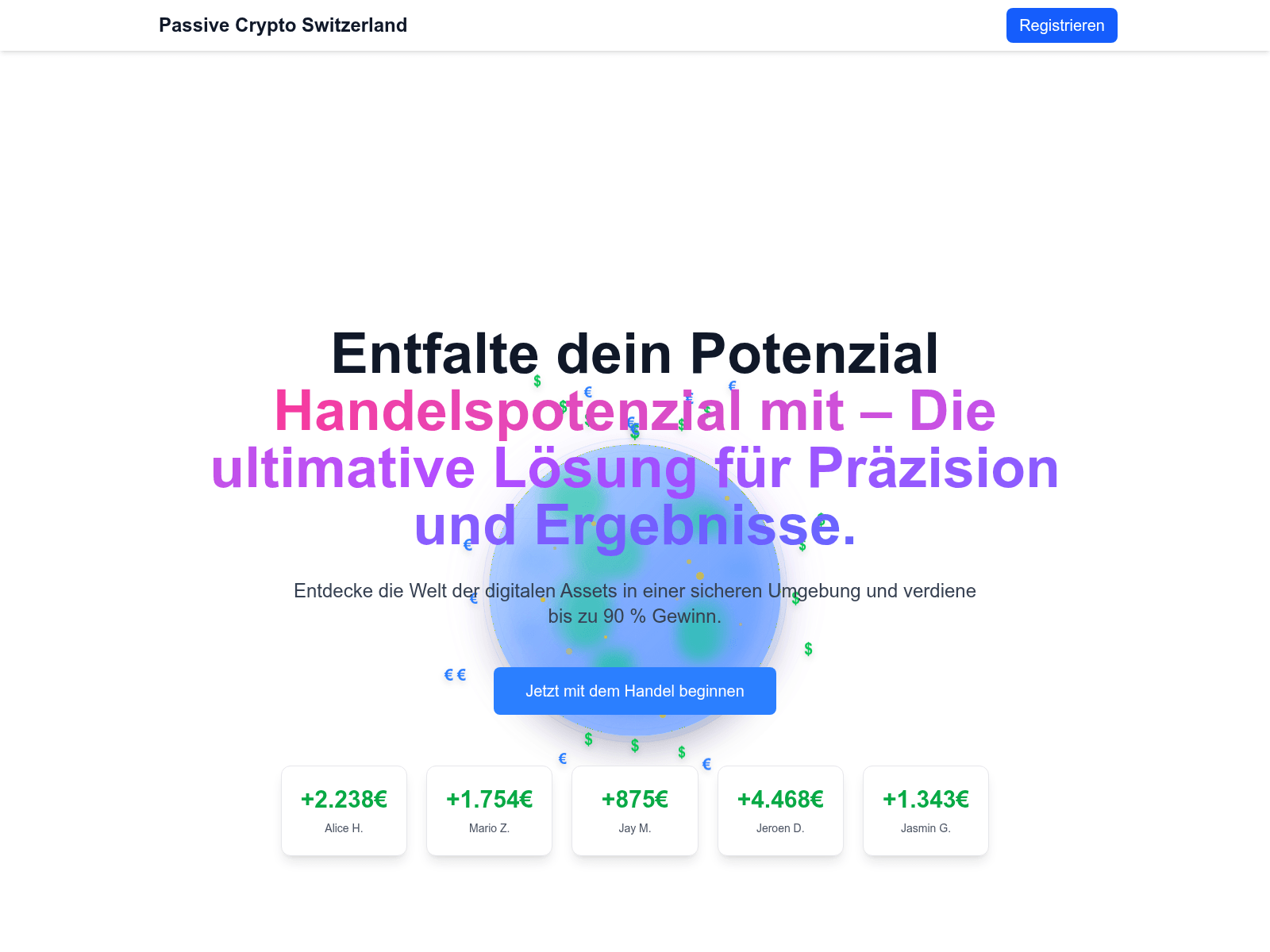 Screenshot of passive-crypto-ch.net