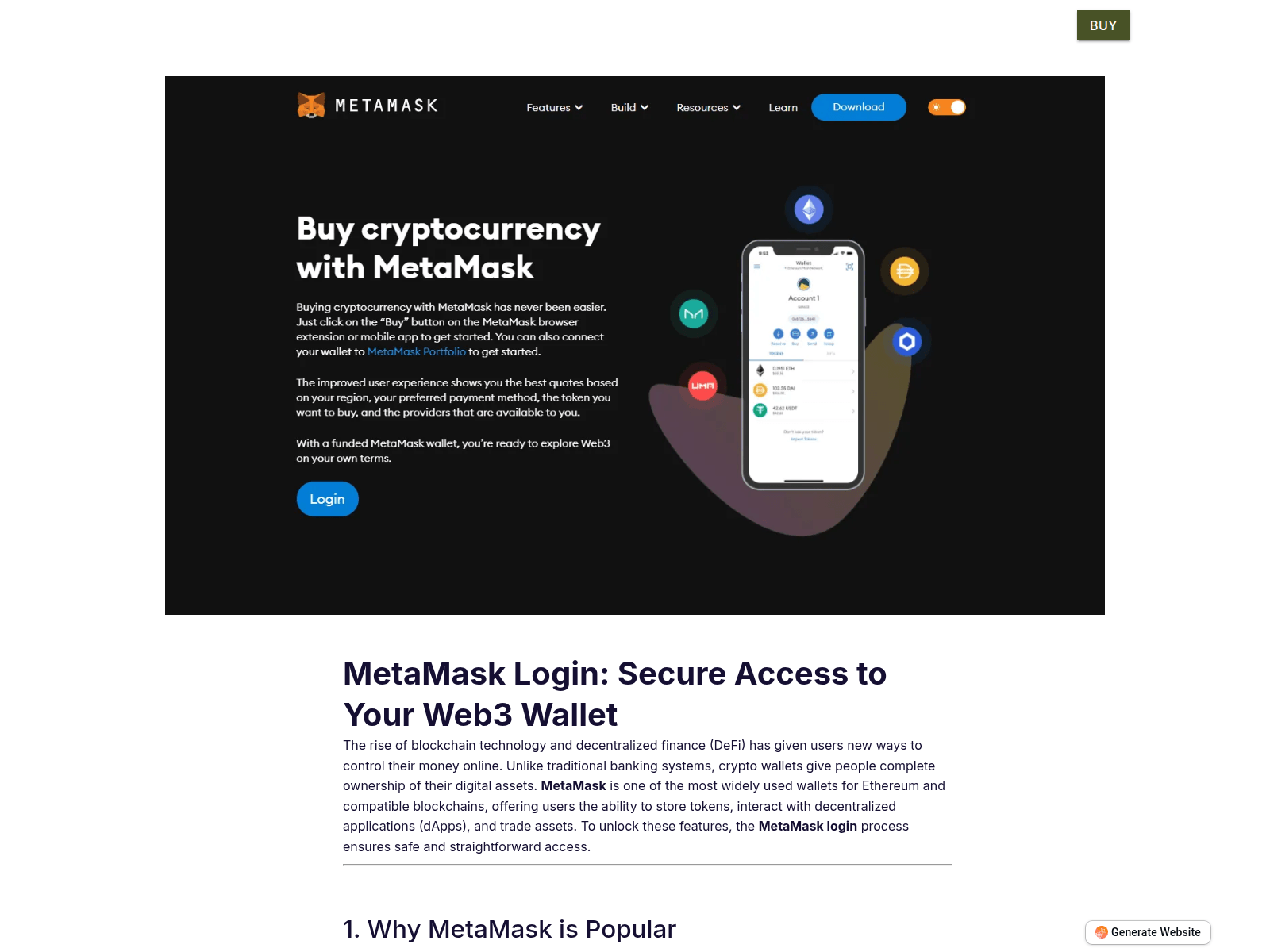 Screenshot of mettamasks-com-io.pineapple.page