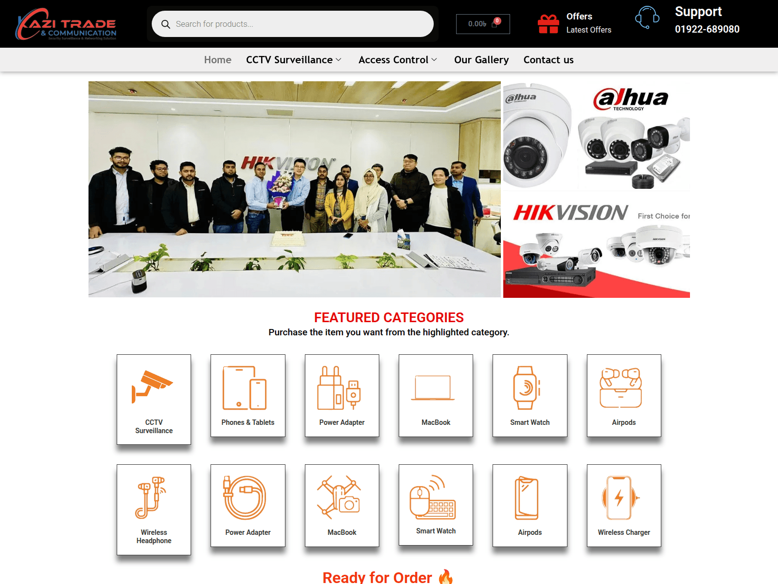 Screenshot of kazitradebd.com