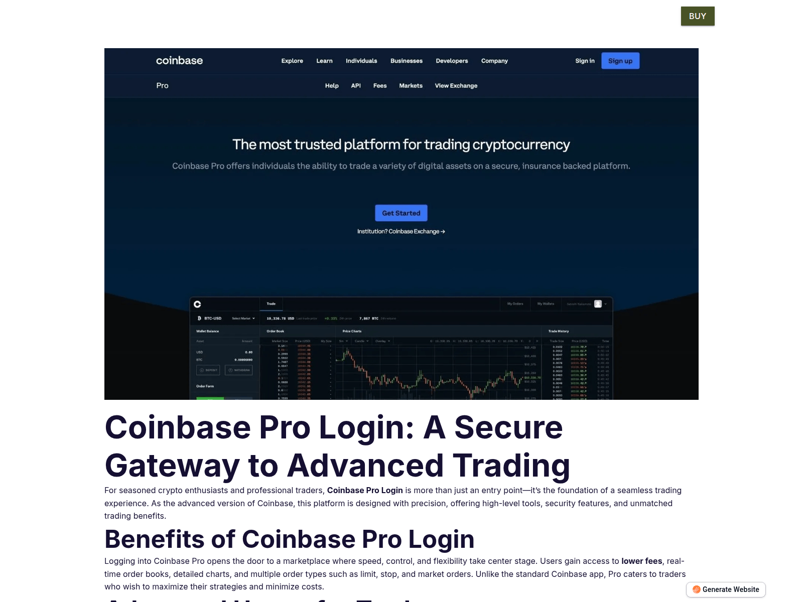 Screenshot of welcome-en-coinpro.pineapple.page
