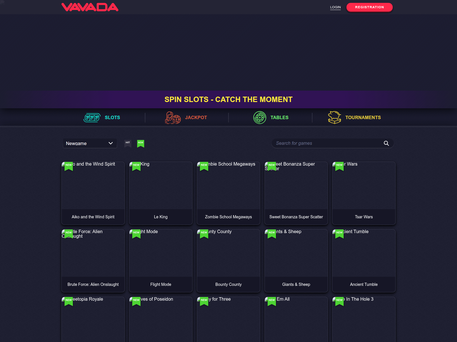 Screenshot of vavadaflm.com