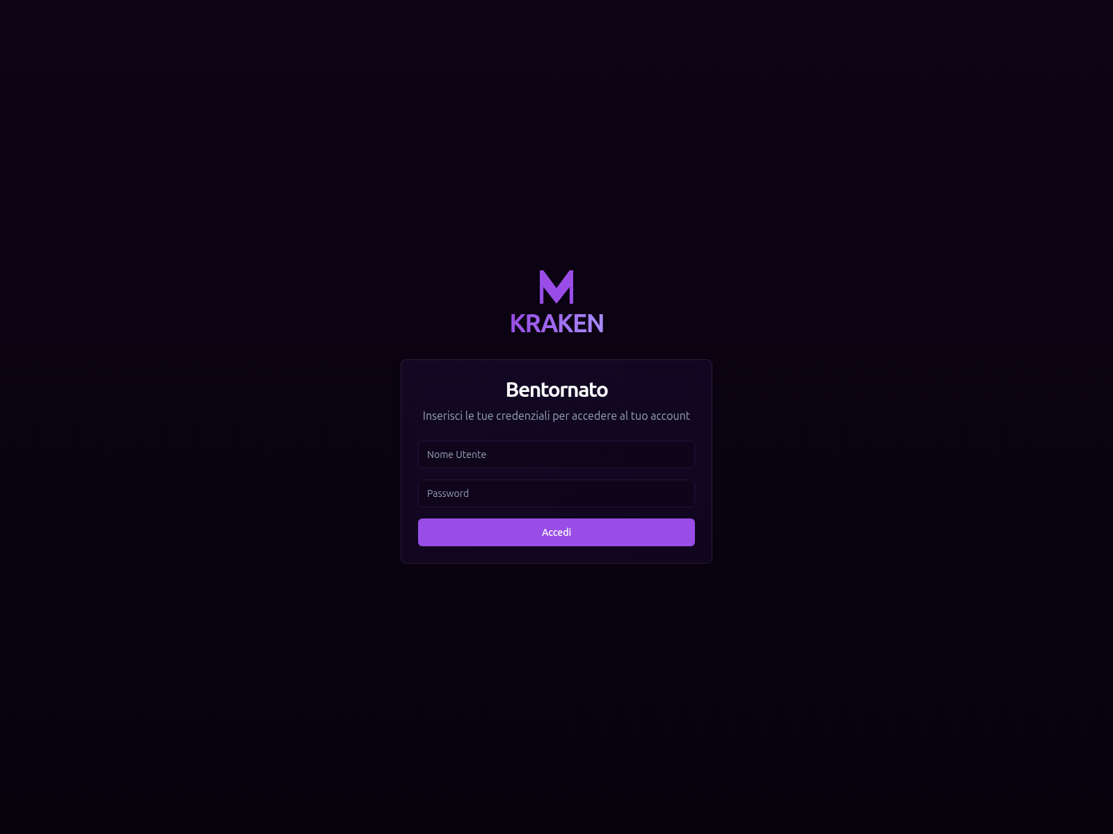 Screenshot of krakenitalia.com