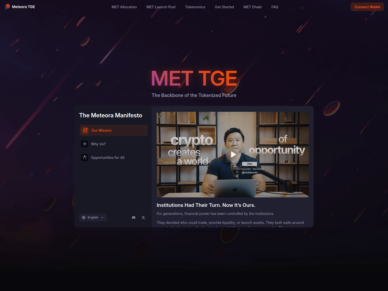 Screenshot of metaora.org