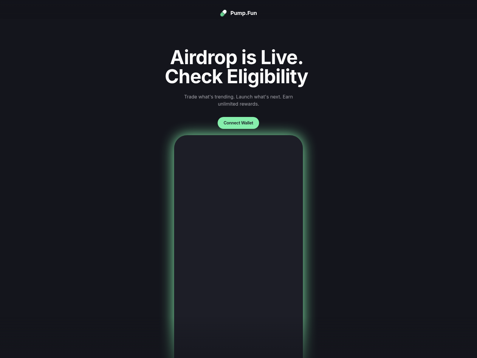 Screenshot of pumpreward.fun