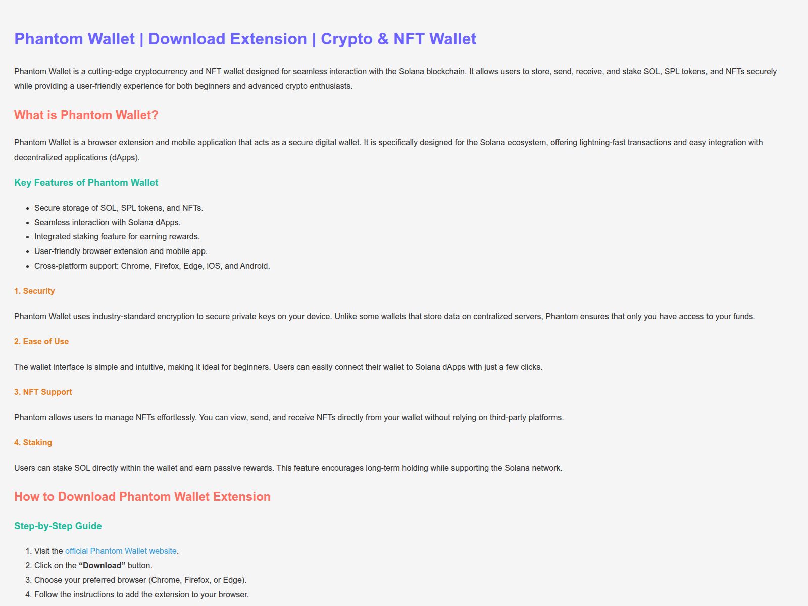 Screenshot of faq-phantom-wallet.pages.dev